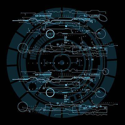 EPS 해외이미지 일러스트 사람없음 디지털 사이버 UI 인터페이스 SF 해외일러스트 파일형식 벡터 이미지허브