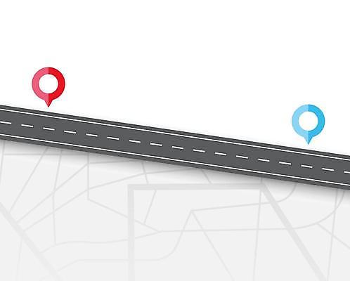 EPS 해외이미지 도로 백그라운드 일러스트 사람없음 인포그래픽 회색 위치 약도 직진 해외일러스트 길 컬러 지도 교통시설 파일형식 벡터 이미지허브