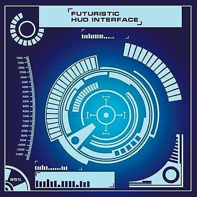 EPS 해외이미지 디자인 백그라운드 컨셉 일러스트 추상 미래 사람없음 그래픽 파란색 디지털 스크린 정보 원형 사이버 레이아웃 시스템 계기판 인터페이스 가상 인터랙티브 해외일러스트 도형 컬러 무늬 파일형식 벡터 이미지허브