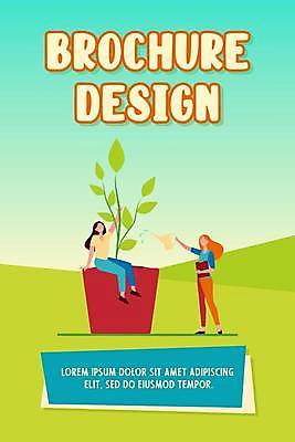 EPS 해외이미지 전신 식물 디자인 여자 화분 일러스트 서기 들기 앉기 성인 타이포그라피 두명 손들기 가리킴 홍보물 서류판 성인여자만 해외일러스트 문자 모션 사람 손짓 사무용품 여자만 성인만 파일형식 벡터 이미지허브