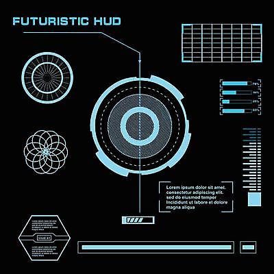 EPS 해외이미지 디자인 백그라운드 컨셉 일러스트 추상 미래 사람없음 그래픽 디지털 스크린 정보 원형 사이버 레이아웃 시스템 계기판 인터페이스 가상 인터랙티브 해외일러스트 도형 무늬 파일형식 벡터 이미지허브