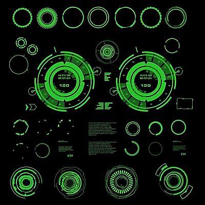 EPS 해외이미지 일러스트 사람없음 디지털 인포그래픽 사이버 UI 인터페이스 SF 해외일러스트 파일형식 벡터 이미지허브