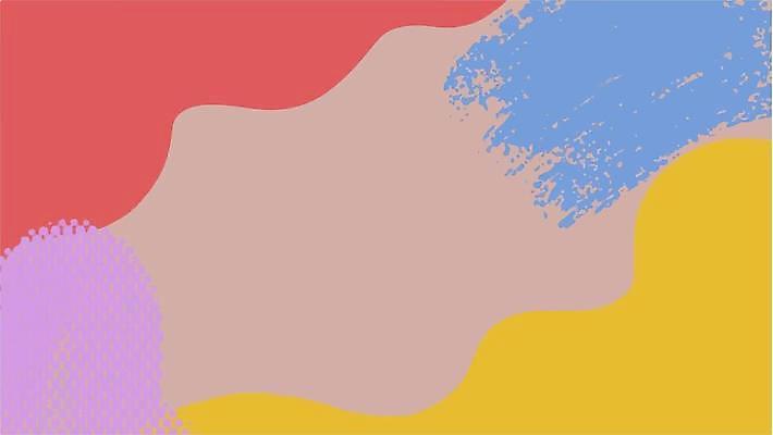 EPS 해외이미지 분홍색 하늘색 백그라운드 일러스트 붓터치 사람없음 노란색 얼룩 해외일러스트 컬러 파란색 파일형식 벡터 이미지허브