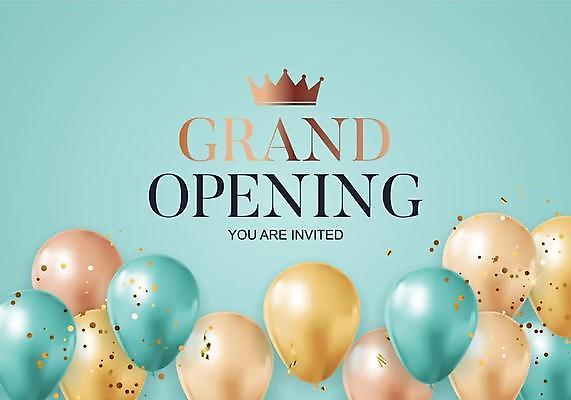 EPS 해외이미지 디자인 배너 포스터 리본 백그라운드 일러스트 새로움 이벤트 사람없음 세일 축하 오픈 우아함 이벤트용품 풍선 오픈행사 해외일러스트 컨셉 오브젝트 파일형식 벡터 이미지허브