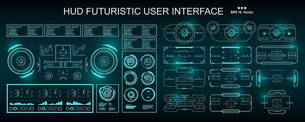 EPS 해외이미지 백그라운드 일러스트 미래 그래픽 파란색 빛 컴퓨터 터치패드 우주 디지털 스크린 자료 게임 판넬 원형 목표 계산대 사이버 전자 시스템 네비게이션 야광 혁명 GPS UI 계기판 레이더 인터페이스 제어 가상 사용자 인터랙티브 해외일러스트 도형 컬러 컨셉 놀이 전자제품 파일형식 벡터 이미지허브