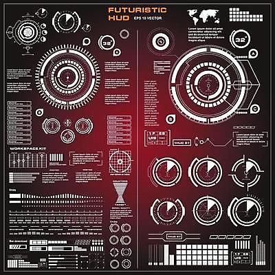 EPS 해외이미지 디자인 백그라운드 컨셉 세계지도 일러스트 추상 미래 사람없음 그래픽 빨간색 디지털 스크린 정보 원형 사이버 레이아웃 시스템 계기판 인터페이스 가상 인터랙티브 해외일러스트 도형 컬러 지도 무늬 세계 파일형식 벡터 이미지허브