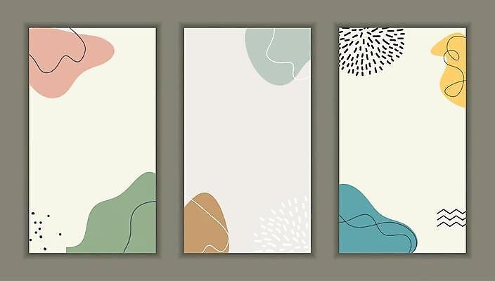 EPS 해외이미지 디자인 백그라운드 곡선 일러스트 추상 사람없음 세트 그림 웨이브 파스텔톤 미니멀 해외일러스트 선 컬러 무늬 파일형식 벡터 이미지허브