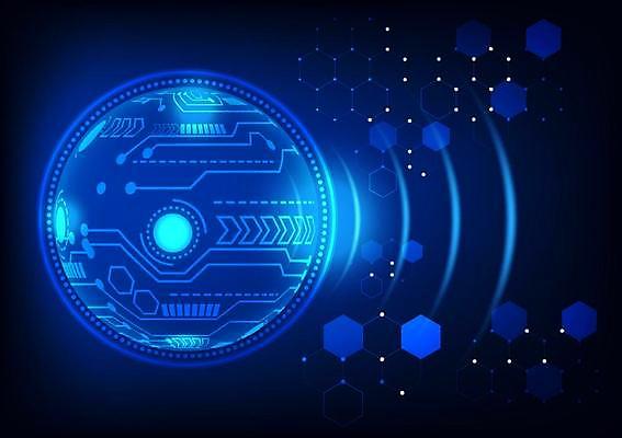 EPS 해외이미지 디자인 종이 선 백그라운드 일러스트 벽지 추상 미래 미술 그래픽 장식 파란색 빛 디지털 질감 역동적 평행 광 블러 스타일 해외일러스트 컬러 컨셉 무늬 문화예술 파일형식 벡터 이미지허브