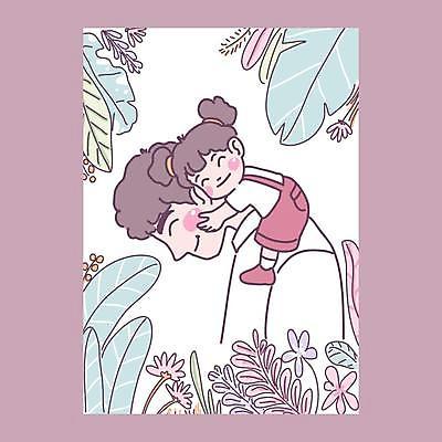 EPS 해외이미지 배너 딸 행복 어린이 백그라운드 일러스트 가족 포옹 함께함 사랑 사람 잠 신용카드 아빠 만화 어깨 그림 고립 돌봄 엘리먼트 해외일러스트 감정 컨셉 관계 안기 모션 신체부위 금융 파일형식 벡터 이미지허브