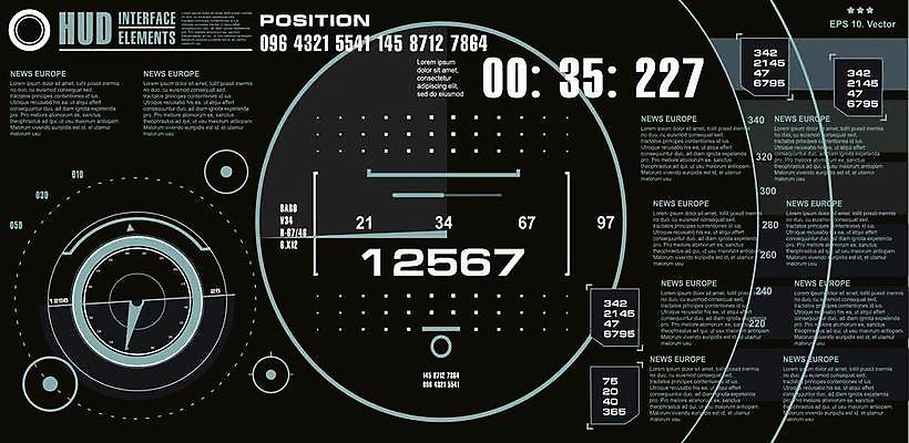 EPS 해외이미지 디자인 백그라운드 일러스트 모션 유리 미래 그래픽 빛 컴퓨터 터치패드 우주 디지털 스크린 자료 게임 판넬 원형 목표 계산대 사이버 전자 시스템 네비게이션 야광 혁명 GPS UI 계기판 레이더 인터페이스 제어 가상 사용자 인터랙티브 해외일러스트 도형 컨셉 재질 놀이 전자제품 파일형식 벡터 이미지허브