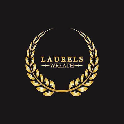 EPS 해외이미지 일러스트 사람없음 검은색 금색 우승 심볼 엘리먼트 월계관 월계수 해외일러스트 컬러 최고 파일형식 벡터 이미지허브