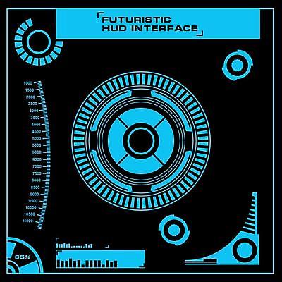EPS 해외이미지 일러스트 사람없음 디지털 사이버 UI 인터페이스 SF 해외일러스트 파일형식 벡터 이미지허브