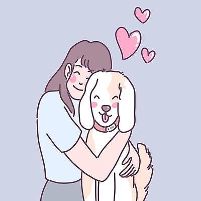 EPS 해외이미지 동물 라이프스타일 공원 여자 행복 일러스트 장난 포옹 자연 키스 함께함 사랑 미소 사람 야외 반려동물 우정 개 강아지 해외일러스트 공공시설 감정 컨셉 포유류 안기 표정 생활 친구 애정표현 생태계 파일형식 벡터 이미지허브