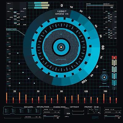 EPS 해외이미지 일러스트 사람없음 디지털 인포그래픽 사이버 UI 인터페이스 SF 해외일러스트 파일형식 벡터 이미지허브