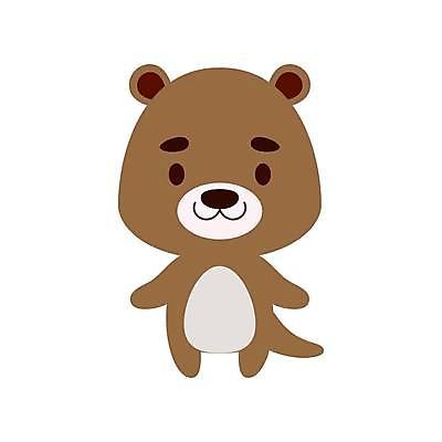 EPS 해외이미지 동물캐릭터 일러스트 사람없음 갈색 귀여움 만화 수달 해외일러스트 일러캐릭터 동물 캐릭터 컬러 컨셉 파일형식 벡터 이미지허브