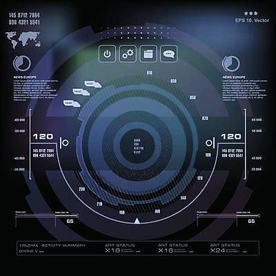 EPS 해외이미지 디자인 백그라운드 일러스트 모션 유리 미래 그래픽 빛 컴퓨터 터치패드 우주 디지털 스크린 자료 게임 판넬 원형 목표 계산대 사이버 전자 시스템 네비게이션 야광 혁명 GPS UI 계기판 레이더 인터페이스 제어 가상 사용자 인터랙티브 해외일러스트 도형 컨셉 재질 놀이 전자제품 파일형식 벡터 이미지허브