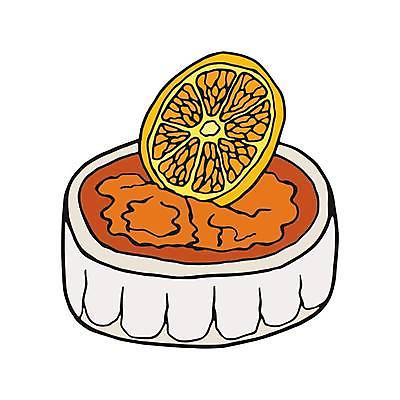 EPS 해외이미지 전통 접시 디자인 음식 일러스트 요리 컬러풀 갈색 노란색 식당 계란 검은색 카페 흰색 신선 맛 낙서 만화 설탕 스케치 굽기 먹기 레몬 크림 메뉴 손그림 푸딩 연소 스페인어 커스터드 캐러멜 해외일러스트 식기 컬러 컨셉 과일 모션 디저트 미술 상점 알 구이 파일형식 벡터 문화예술 이미지허브