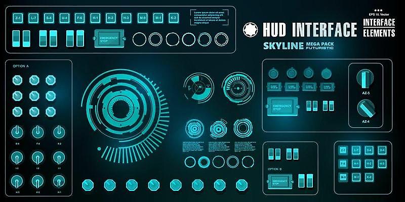 EPS 해외이미지 디자인 백그라운드 일러스트 모션 유리 미래 그래픽 빛 컴퓨터 터치패드 우주 디지털 스크린 자료 게임 판넬 원형 목표 계산대 사이버 전자 시스템 네비게이션 야광 혁명 GPS UI 계기판 레이더 인터페이스 제어 가상 사용자 인터랙티브 해외일러스트 도형 컨셉 재질 놀이 전자제품 파일형식 벡터 이미지허브