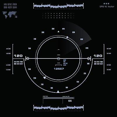 EPS 해외이미지 일러스트 사람없음 디지털 사이버 UI 인터페이스 SF 해외일러스트 파일형식 벡터 이미지허브