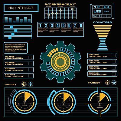 EPS 해외이미지 백그라운드 일러스트 미래 그래픽 파란색 빛 컴퓨터 터치패드 우주 디지털 스크린 자료 게임 판넬 원형 목표 계산대 사이버 전자 시스템 네비게이션 야광 혁명 GPS UI 계기판 레이더 인터페이스 제어 가상 사용자 인터랙티브 해외일러스트 도형 컬러 컨셉 놀이 전자제품 파일형식 벡터 이미지허브