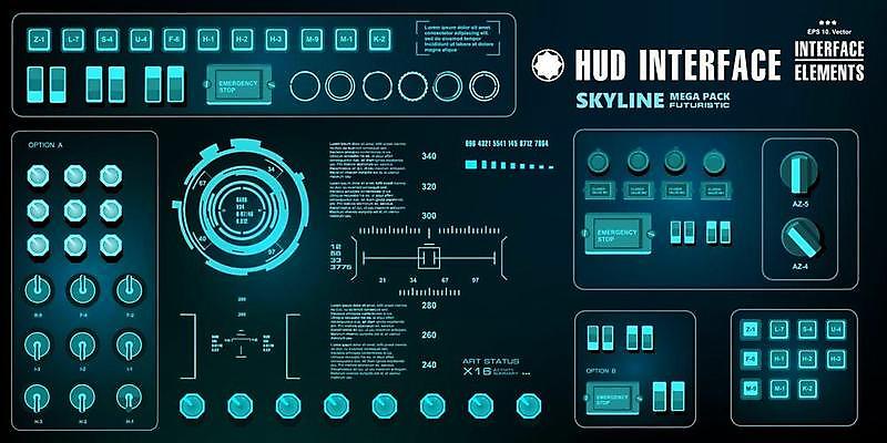 EPS 해외이미지 디자인 백그라운드 일러스트 모션 유리 미래 그래픽 빛 컴퓨터 터치패드 우주 디지털 스크린 자료 게임 판넬 원형 목표 계산대 사이버 전자 시스템 네비게이션 야광 혁명 GPS UI 계기판 레이더 인터페이스 제어 가상 사용자 인터랙티브 해외일러스트 도형 컨셉 재질 놀이 전자제품 파일형식 벡터 이미지허브