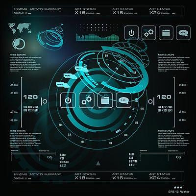 EPS 해외이미지 디자인 백그라운드 일러스트 모션 유리 미래 그래픽 빛 컴퓨터 터치패드 우주 디지털 스크린 자료 게임 판넬 원형 목표 계산대 사이버 전자 시스템 네비게이션 야광 혁명 GPS UI 계기판 레이더 인터페이스 제어 가상 사용자 인터랙티브 해외일러스트 도형 컨셉 재질 놀이 전자제품 파일형식 벡터 이미지허브