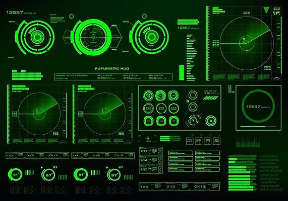 EPS 해외이미지 디자인 백그라운드 일러스트 모션 유리 미래 그래픽 빛 컴퓨터 터치패드 우주 디지털 스크린 자료 게임 판넬 원형 목표 계산대 사이버 전자 시스템 네비게이션 야광 혁명 GPS UI 계기판 레이더 인터페이스 제어 가상 사용자 인터랙티브 해외일러스트 도형 컨셉 재질 놀이 전자제품 파일형식 벡터 이미지허브