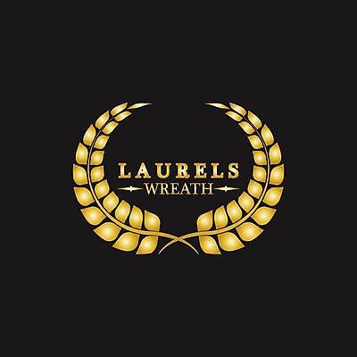 EPS 해외이미지 일러스트 사람없음 검은색 금색 우승 심볼 엘리먼트 월계관 월계수 해외일러스트 컬러 최고 파일형식 벡터 이미지허브