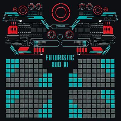 EPS 해외이미지 일러스트 사람없음 디지털 사이버 UI 인터페이스 SF 해외일러스트 파일형식 벡터 이미지허브