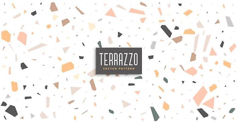 EPS 해외이미지 백그라운드 패턴 일러스트 사람없음 흰색 대리석 화강암 테라조 해외일러스트 컬러 무늬 재료 암석 파일형식 벡터 이미지허브