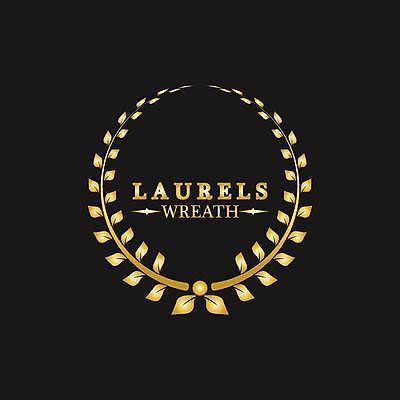EPS 해외이미지 일러스트 사람없음 검은색 금색 우승 심볼 엘리먼트 월계관 월계수 해외일러스트 컬러 최고 파일형식 벡터 이미지허브