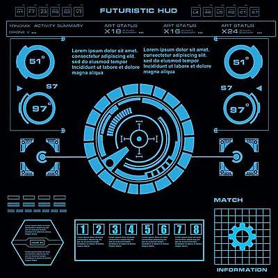 EPS 해외이미지 일러스트 사람없음 디지털 사이버 UI 인터페이스 SF 해외일러스트 파일형식 벡터 이미지허브
