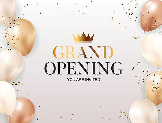 EPS 해외이미지 디자인 배너 포스터 리본 백그라운드 일러스트 새로움 이벤트 사람없음 세일 축하 오픈 우아함 이벤트용품 풍선 오픈행사 해외일러스트 컨셉 오브젝트 파일형식 벡터 이미지허브