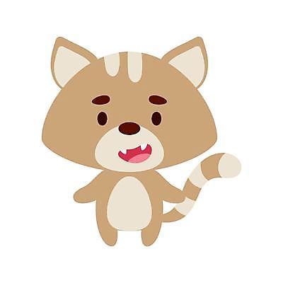 EPS 해외이미지 일러스트 사람없음 갈색 귀여움 고양이 만화 고양이캐릭터 해외일러스트 컬러 동물캐릭터 컨셉 포유류 반려동물 파일형식 벡터 이미지허브