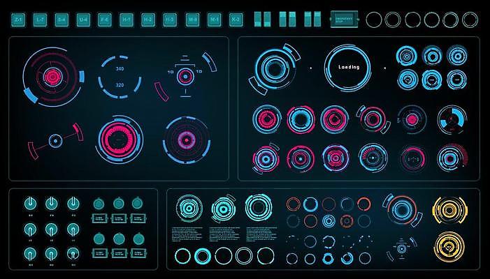 EPS 해외이미지 디자인 백그라운드 일러스트 모션 유리 미래 그래픽 빛 컴퓨터 터치패드 우주 디지털 스크린 자료 게임 판넬 원형 목표 계산대 사이버 전자 시스템 네비게이션 야광 혁명 GPS UI 계기판 레이더 인터페이스 제어 가상 사용자 인터랙티브 해외일러스트 도형 컨셉 재질 놀이 전자제품 파일형식 벡터 이미지허브