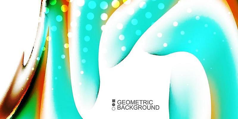 EPS 해외이미지 백그라운드 일러스트 사람없음 점 민트색 지오메트릭 해외일러스트 컬러 파일형식 벡터 이미지허브