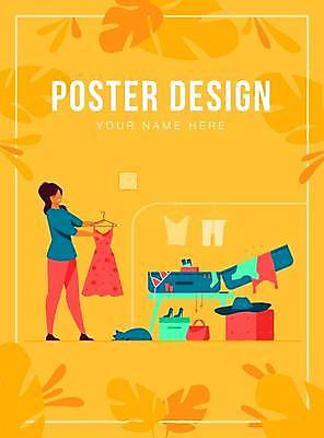 EPS 해외이미지 전신 디자인 원피스 여자 수영복 포스터 구두 가방 일러스트 탁자 한명 서기 들기 성인 타이포그라피 노란색 캐리어 옷걸이 짐싸기 열대잎 얼굴없음 성인여자한명만 해외일러스트 문자 1 잡화 옷 컬러 가구 신발 잎 모션 사람 여행가방 여자한명만 성인여자만 파일형식 벡터 이미지허브