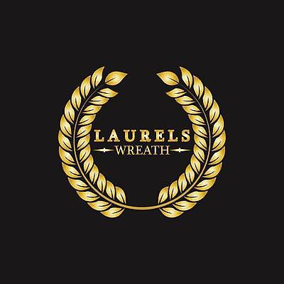 EPS 해외이미지 일러스트 사람없음 검은색 금색 우승 심볼 엘리먼트 월계관 월계수 해외일러스트 컬러 최고 파일형식 벡터 이미지허브