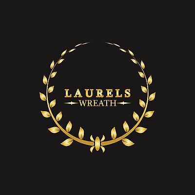 EPS 해외이미지 일러스트 사람없음 검은색 금색 우승 심볼 엘리먼트 월계관 월계수 해외일러스트 컬러 최고 파일형식 벡터 이미지허브