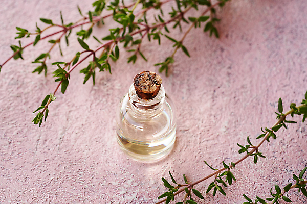 포토 JPG 해외이미지 유리병 실내 사람없음 뷰티 오일 아로마테라피 백리향 에센스 분홍색배경 아로마오일 해외포토 음식 분홍색 백그라운드 병_용기 내부 화장품 오일_화장품 테라피 파일형식 이미지허브