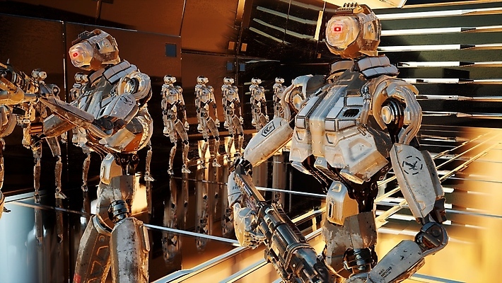 JPG 해외이미지 주간 들기 사람없음 야외 3D 사막 총 우주선 디지털합성 전쟁 전투로봇 SF 해외포토 포토 자연요소 무기 모션 우주 로봇 파일형식 이미지허브