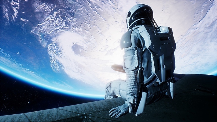 JPG 해외이미지 지구 한명 사람 3D 우주 행성 인공위성 우주비행사 우주선 디지털합성 UFO 엔진 SF 해외포토 포토 1 통신 미확인물체 파일형식 이미지허브