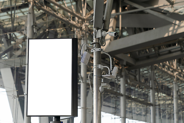 포토 JPG 해외이미지 간판 프레임 광고판 실내 사람없음 기둥 감시카메라 철골 목업 해외포토 건축 알림판 내부 카메라 판 파일형식 이미지허브