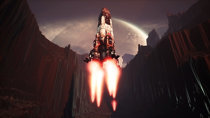 포토 JPG 해외이미지 사람없음 행성 로켓 달 우주선 디지털합성 SF 해외포토 자연요소 우주 파일형식 이미지허브