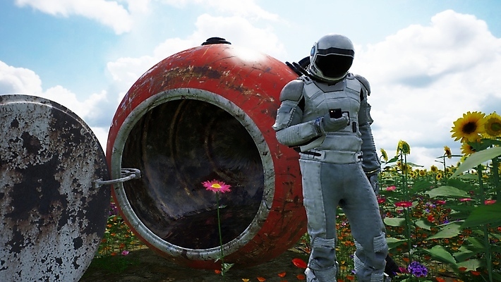 JPG 해외이미지 지구 한명 사람 여름 3D 우주 행성 인공위성 우주비행사 우주선 디지털합성 UFO SF 해외포토 포토 1 계절 통신 미확인물체 파일형식 이미지허브