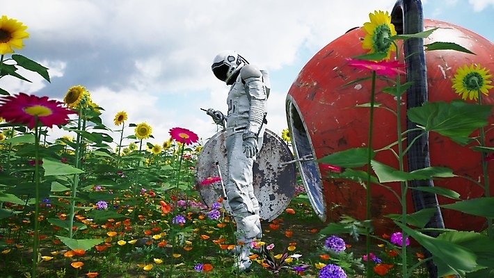 JPG 해외이미지 지구 한명 사람 여름 3D 우주 행성 인공위성 우주비행사 우주선 디지털합성 UFO SF 해외포토 포토 1 계절 통신 미확인물체 파일형식 이미지허브