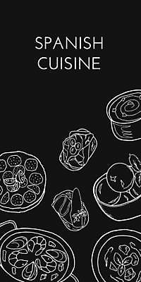 EPS 해외이미지 전통 접시 디자인 배너 포스터 음식 일러스트 요리 식당 검은색 카페 흰색 사발 아침식사 수프 낙서 만화 스케치 메뉴 손그림 레시피 바질 점심식사 뷔페 셔벗 스페인어 전국 타파스 해외일러스트 식기 컬러 디저트 미술 상점 식사 사기그릇 애피타이저 파일형식 벡터 이미지허브