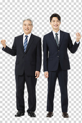 편집이미지 노년 남자 협력 서기 미소 들기 정장 20대 청년 성인 두명 한국인 비즈니스맨 60대 사장 화합 PNG 임원 남자만 편집소스 옷 비즈니스 모션 표정 사람 동양인 직장인 파일형식