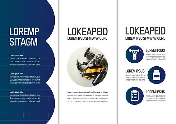 템플릿 표지디자인 북디자인 출판디자인 실루엣 내지 리플렛 다이어트 북커버 3단접지 사람모양 줄자 건강 팜플렛 사람없음 생활 파란색 운동 운동기구 헬스 아령 흰색 역기 약병 서류판 이미지템플릿 AI파일 모양 컬러 촬영기법 자 약 사무용품 병_담는 파일형식 벡터