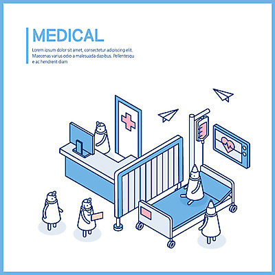 일러스트 의학 요정 병원 사람없음 생활 파란색 컴퓨터 귀여움 환자 의사 침대 사회 링거 종이비행기 스토리 아이소메트릭 심전도 입원 접수대 국내일러스트 AI파일 컬러 가구 컨셉 의료기기 전자제품 의료진 종이접기 공동체 접수 파일형식 벡터